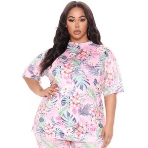 New fashion nova Floral Tee